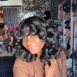 Omotola Bouncy Fringe